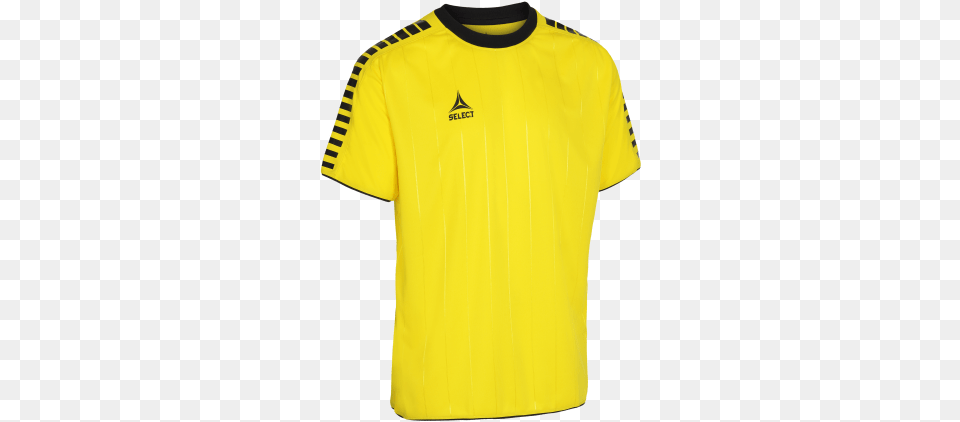 Player Shirt Ss Argentina Yellow Shirt Sports, Clothing, T-shirt, Bib, Person Free Png Download