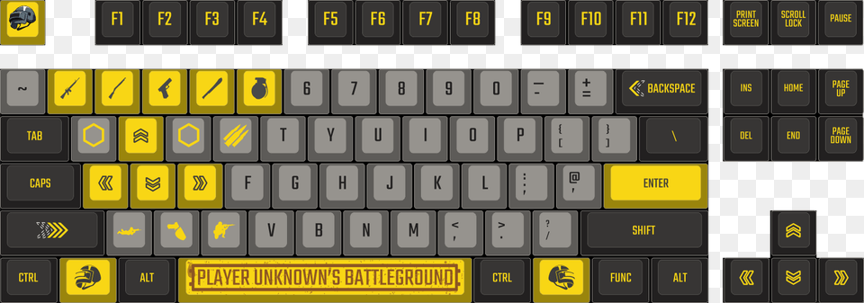Player Unknown Battleground Keyboard, Computer, Computer Hardware, Computer Keyboard, Electronics Png Image