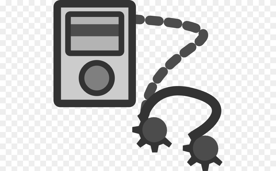 Player With Headphones Svg Clip Arts Mp3 Player, Electronics, Bulldozer, Ipod, Machine Free Png