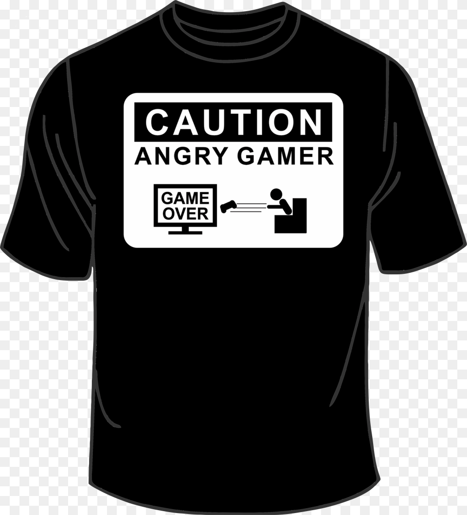 Playera Angry Gamer Vendida Por Stamparte Mk 145 Hawaii, Clothing, Shirt, T-shirt Free Png