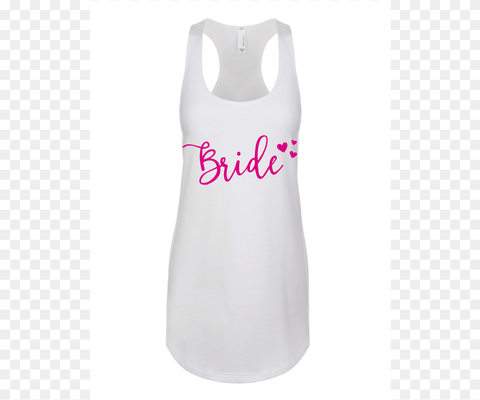 Playera Blanca Bride 3 Corazones Active Tank, Clothing, Tank Top, Dress, Fashion Png Image