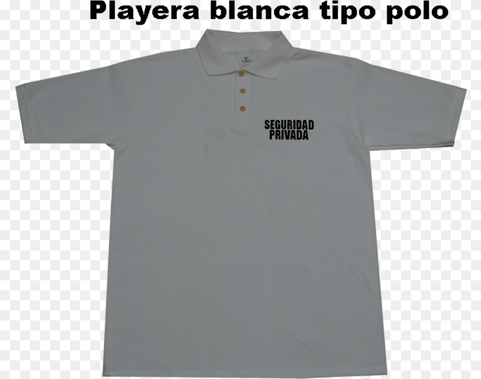 Playera Blanca Tipo Polo Seguridad Privada Bordado Playeras De Seguridad Privada, Clothing, Shirt, T-shirt Free Png Download
