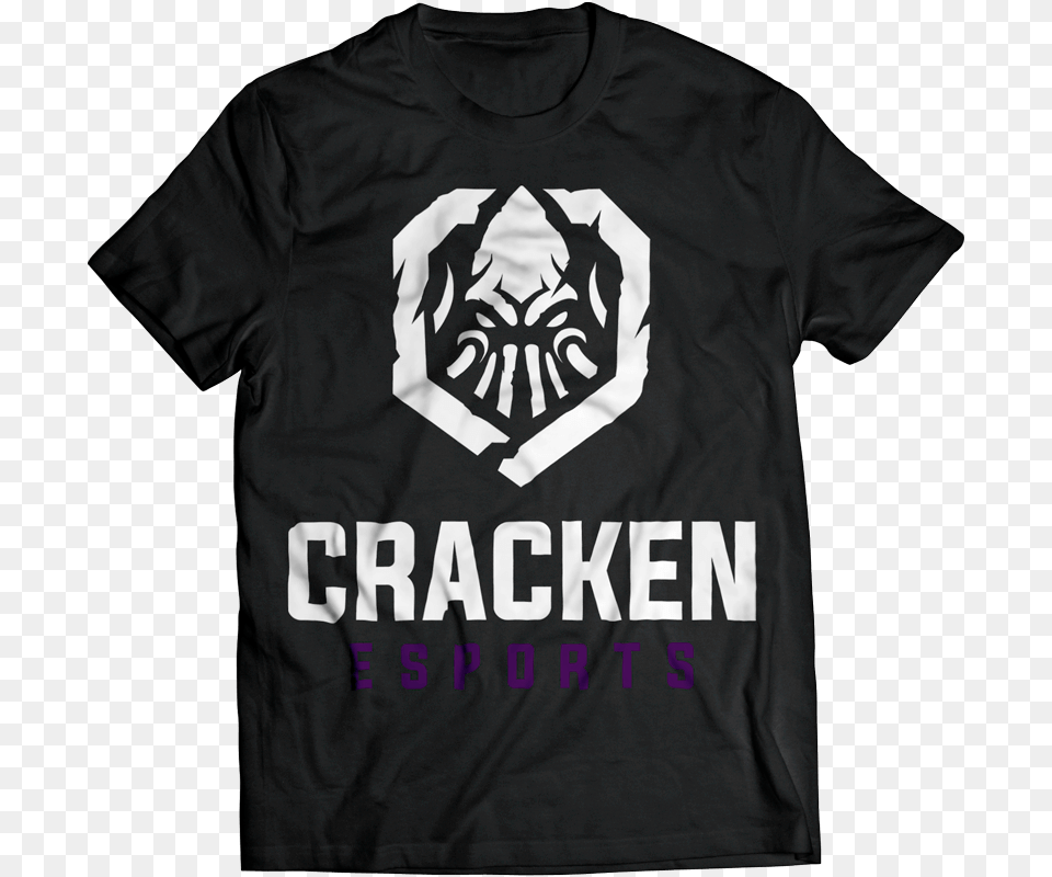 Playera Cracken Esports Negra T Shirt Fugazi Officiel, Clothing, T-shirt Free Png Download