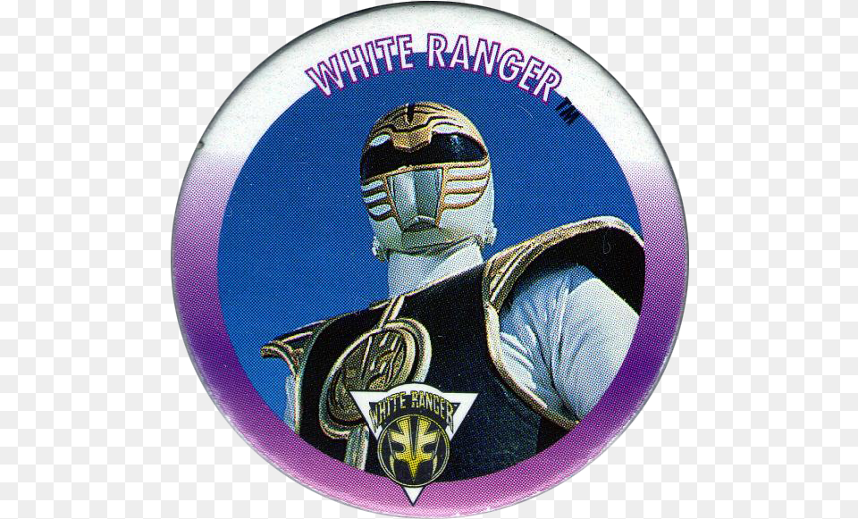 Players Biscuits Power Rangers White Ranger Badge, Logo, Symbol, Emblem, Person Free Transparent Png