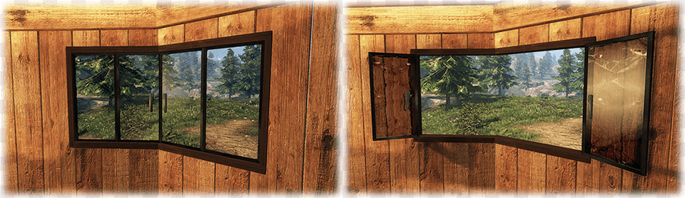 Players Can Now Craft Glass Windows For Both The Flat Plank, Hardwood, Indoors, Interior Design, Stained Wood Png Image