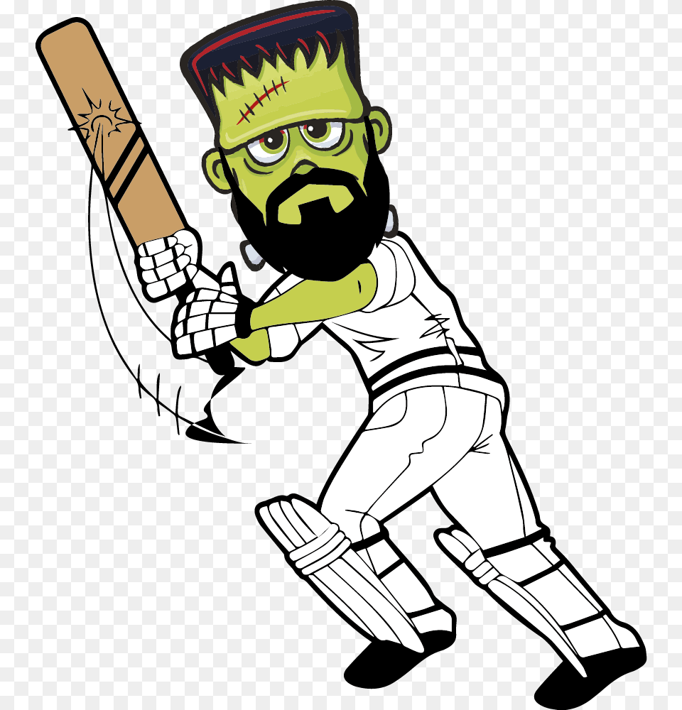 Players Cricket Cartoon, Person, People, Baby, Face Png Image