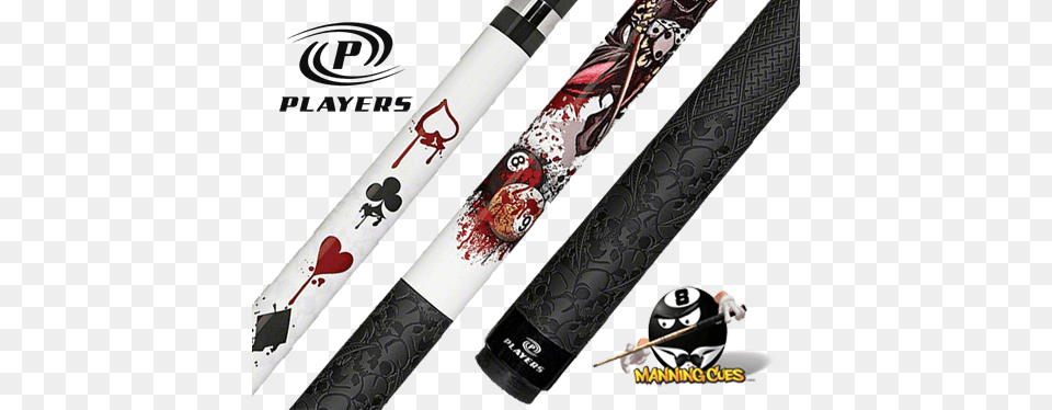 Players D Js White With Jester On Pool Balls And Dripping Mezz Cue Dual Force, Pen, Blade, Dagger, Knife Png