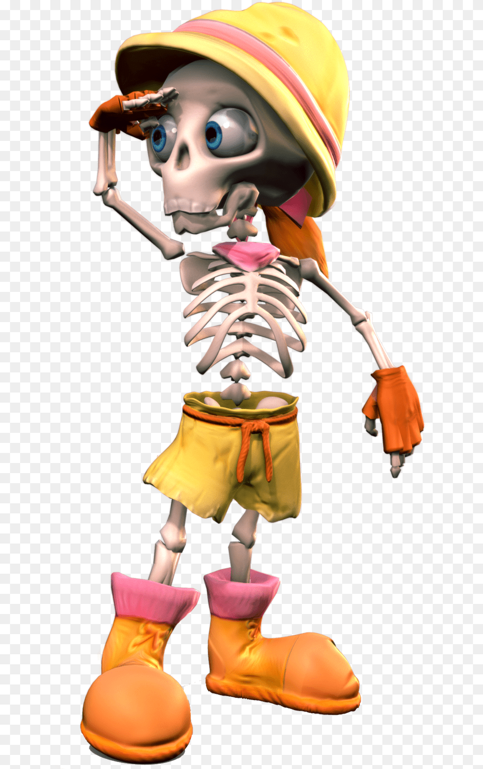 Players Should See The Skeleton Lady Clara From Tribalstack Yooka Laylee Clara, Baby, Person, Face, Head Free Png Download