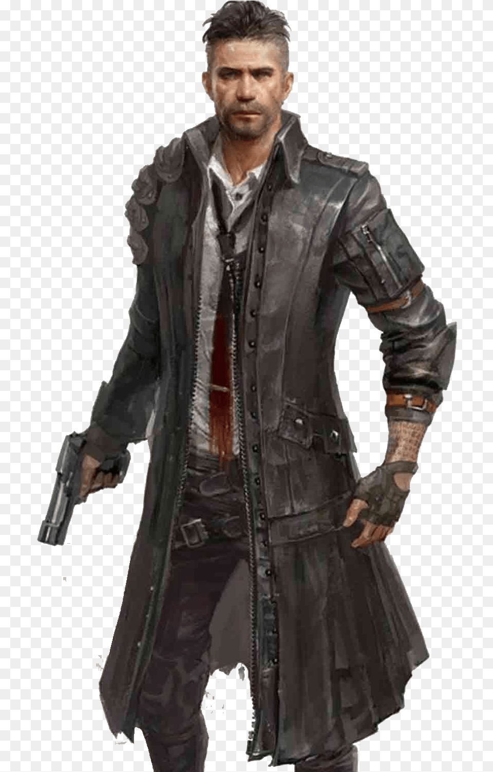 Playerunknownquots Battlegrounds Pic Pubg Black Trench Coat, Clothing, Jacket, Overcoat, Adult Png Image