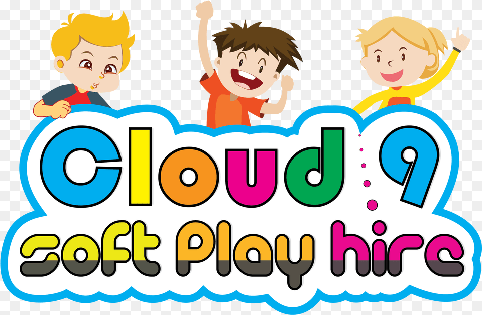Playful Colorful Logo Design For Cloud 9 Soft Play Hire By Happy, Baby, Person, Face, Head Png