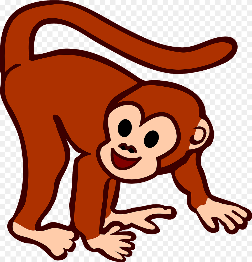 Playful Monkey Clipart, Animal, Wildlife, Mammal, Baby Free Transparent Png