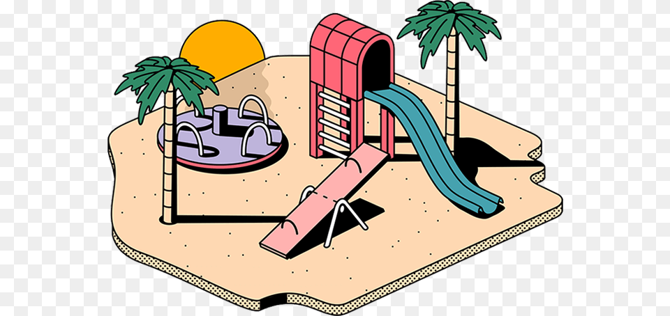Playground Cartoon Outdoor Play Area, Outdoors, Play Area, Dynamite Png Image