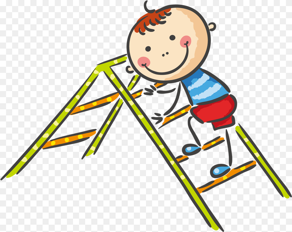 Playground Clipart Ladder Child Climbing Clipart, Outdoors, Play Area, Outdoor Play Area Free Png Download