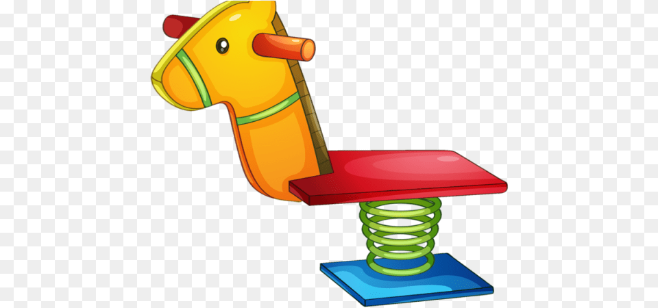 Playground Equipment Clip Art Playground Rocking Animal Clipart, Coil, Spiral, Toy, Seesaw Free Png Download