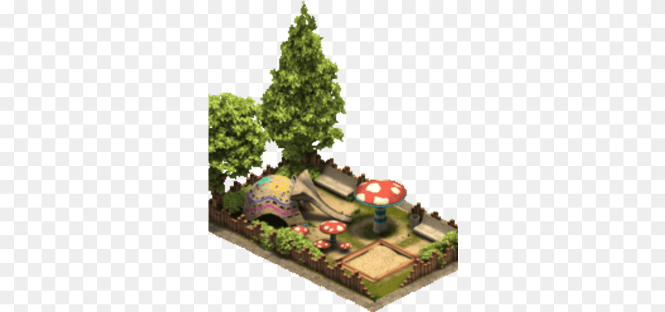 Playground Forge Of Empires Wiki Fandom Christmas Tree, Plant, Outdoors, Grass, Play Area Png