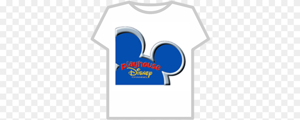 Playhouse Disney Logo In Jetix Colors Aesthetic Roblox T Shirt, Clothing, T-shirt, Smoke Pipe Png Image