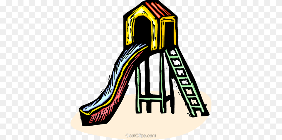 Playhouse Royalty Vector Clip Art Illustration, Play Area, Outdoor Play Area, Outdoors, Slide Free Transparent Png
