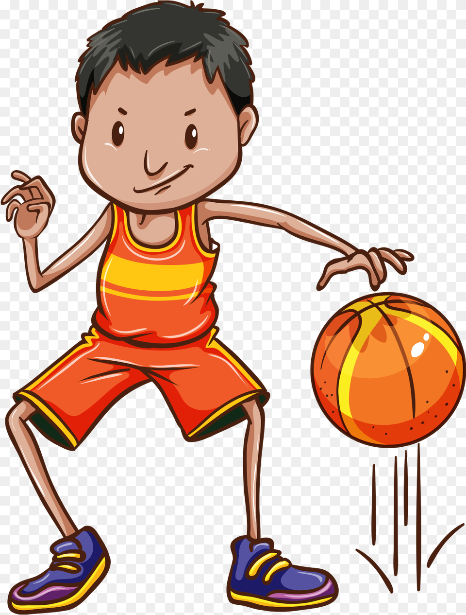 Playing Basket Ball Bounce Ball Clip Art, Baby, Person, Face, Head Free Png