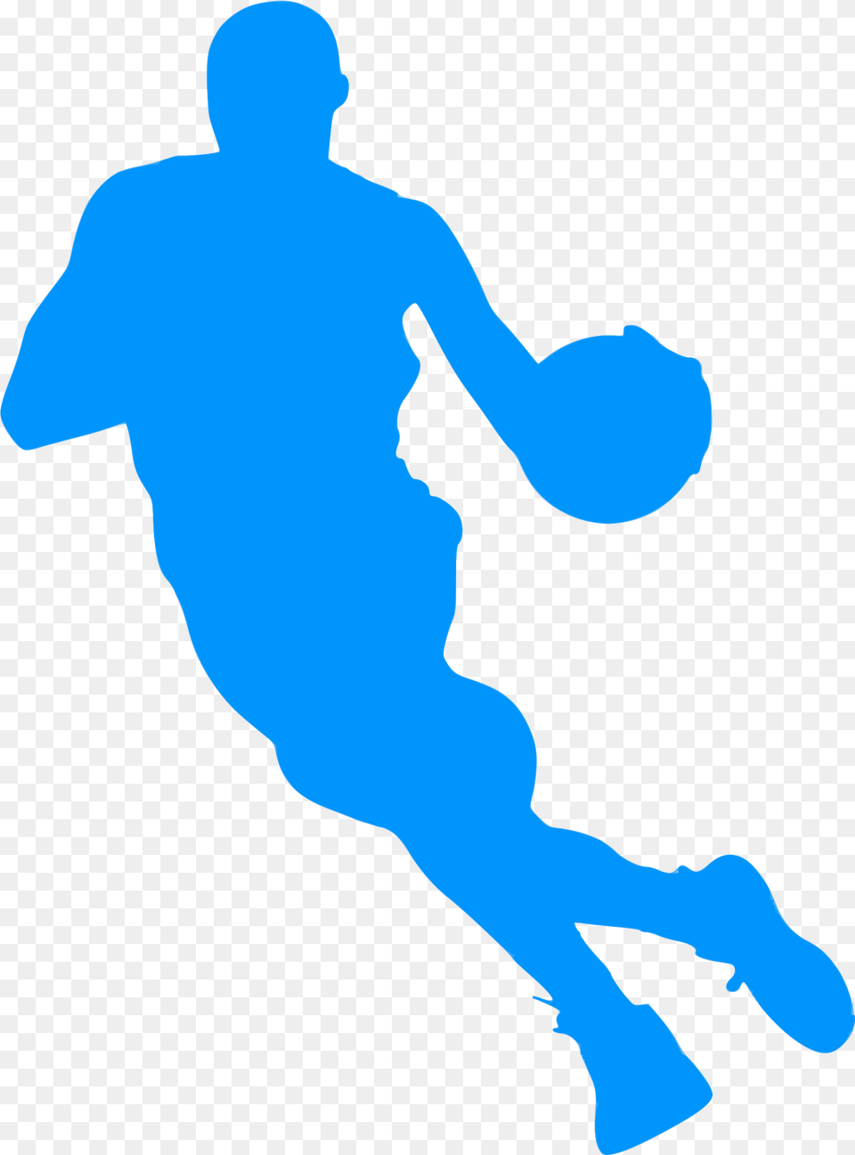 Playing Basketball Transparent Transparent Basketball Player Clipart, Ball, Handball, Silhouette, Sport Png Image
