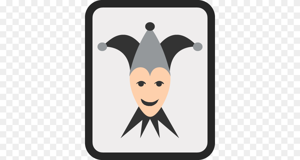 Playing Card Black Joker Emoji For Facebook Email Sms Id, People, Person, Logo, Face Free Png