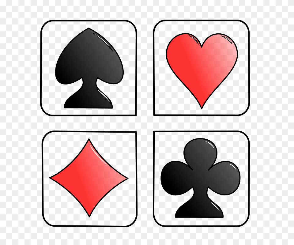 Playing Card Symbols Clip Art, Heart, Symbol Free Png Download
