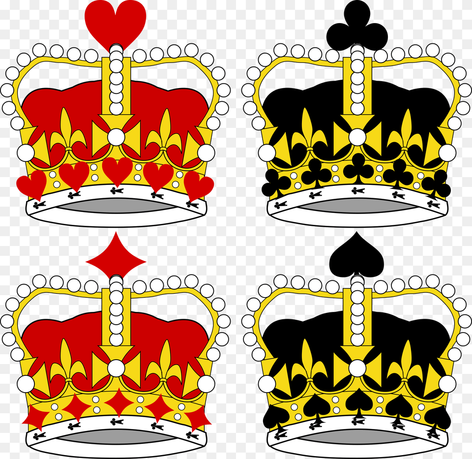 Playing Cards Clubs King Card Crown Clipart, Accessories, Jewelry Free Png Download