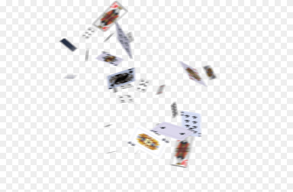 Playing Cards Flying, Game Png Image