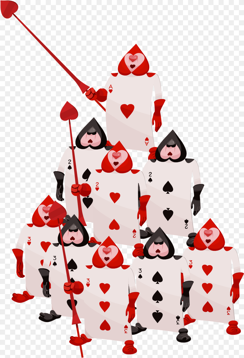 Playing Cards Kingdom Hearts Wiki The Kingdom Hearts Alice In Wonderland Card Soldiers, People, Person, Animal, Bear Free Png Download