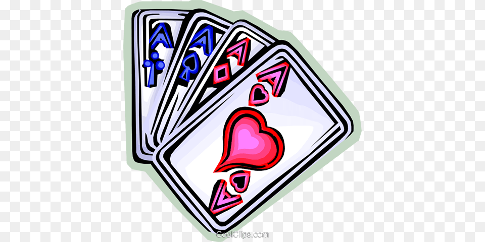 Playing Cards Royalty Vector Clip Art Illustration, Game, Gambling, Dynamite, Weapon Png