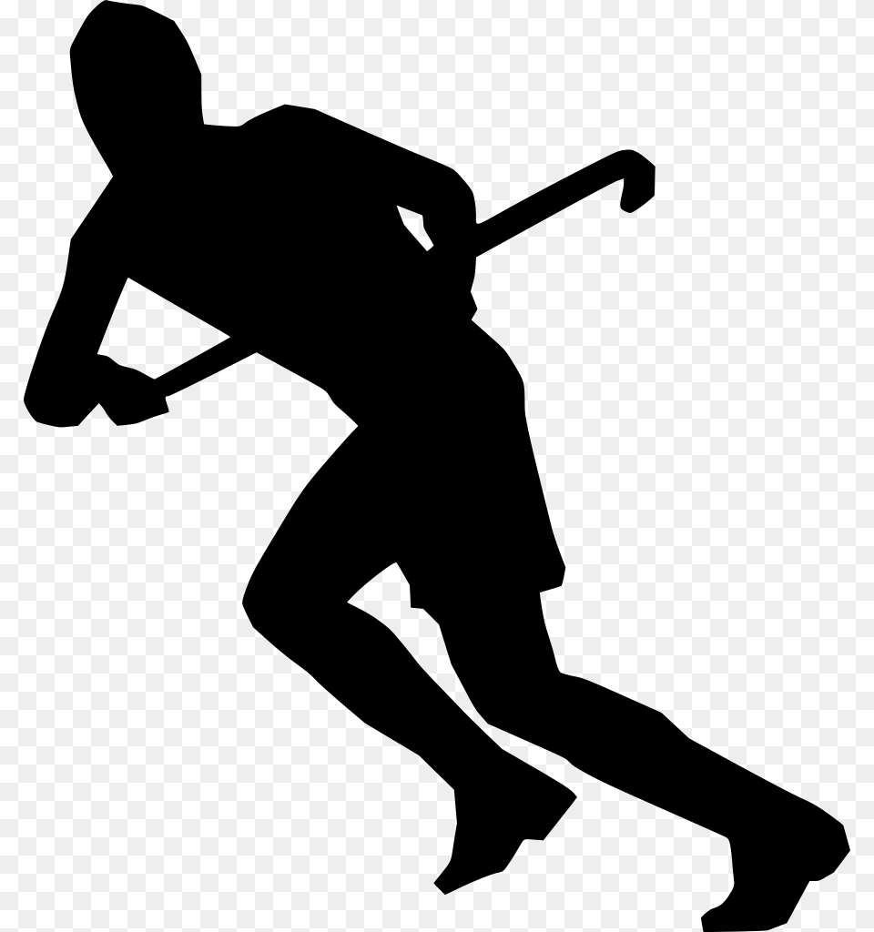 Playing Field Hockey, Gray Free Transparent Png