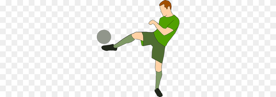 Playing Football Kicking, Person, Ball, Handball Free Transparent Png