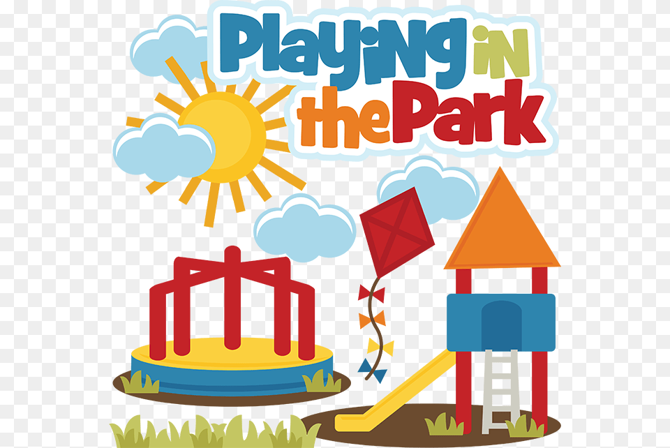 Playing In The Park Clipart, Advertisement, Poster, Summer, Circus Free Transparent Png