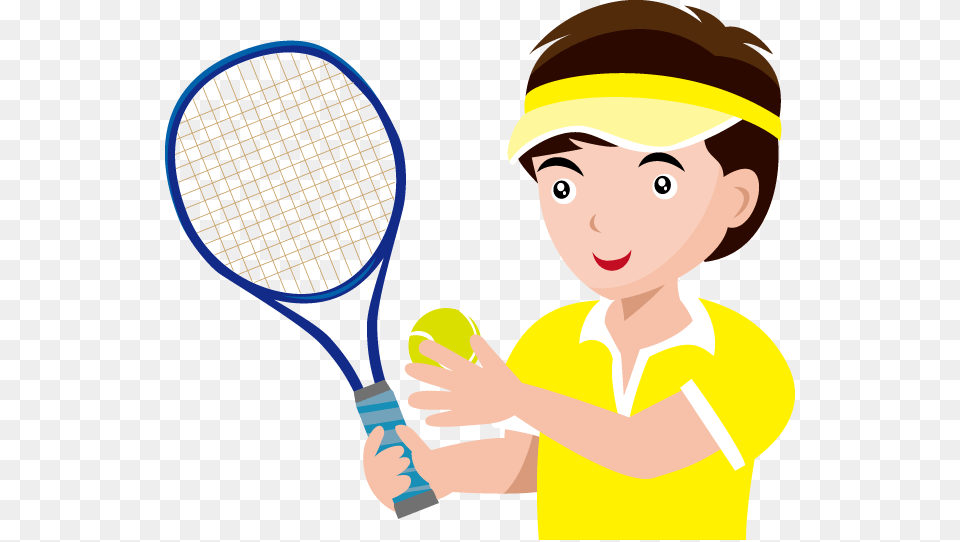 Playing Tennis Clipart, Tennis Racket, Sport, Racket, Person Free Png Download