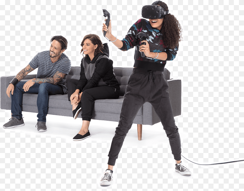 Playing Vr, Adult, Shoe, Person, Woman Free Transparent Png
