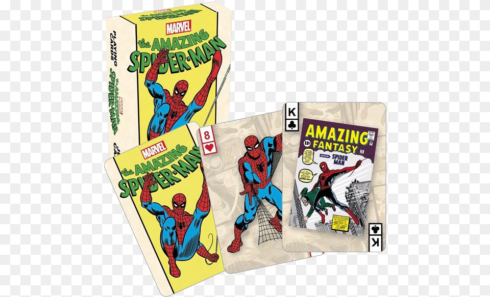Playingcards Marvel Spiderman Retro Amazing Fantasy, Book, Comics, Publication, Baby Free Png Download
