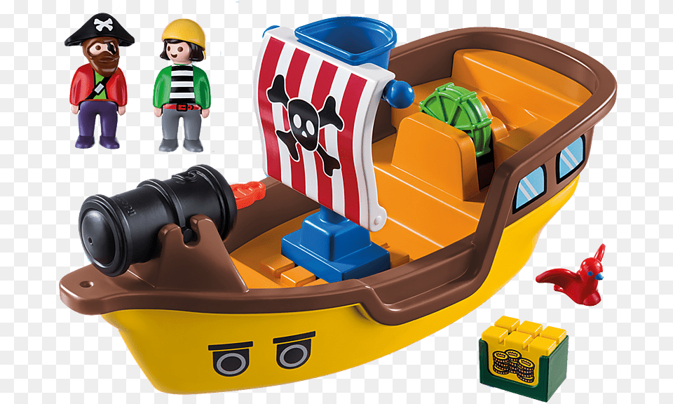 Playmobil 123 Pirate Ship, Clothing, Hardhat, Helmet, Baby Free Png