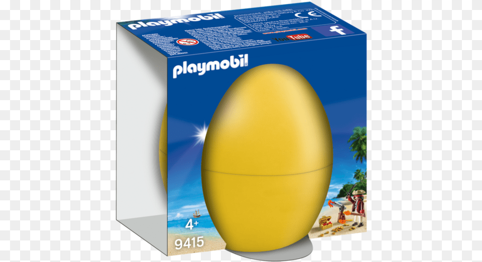 Playmobil 9415 Egg Pirate With Cannon Playmobil, Sphere, Person, Food Png