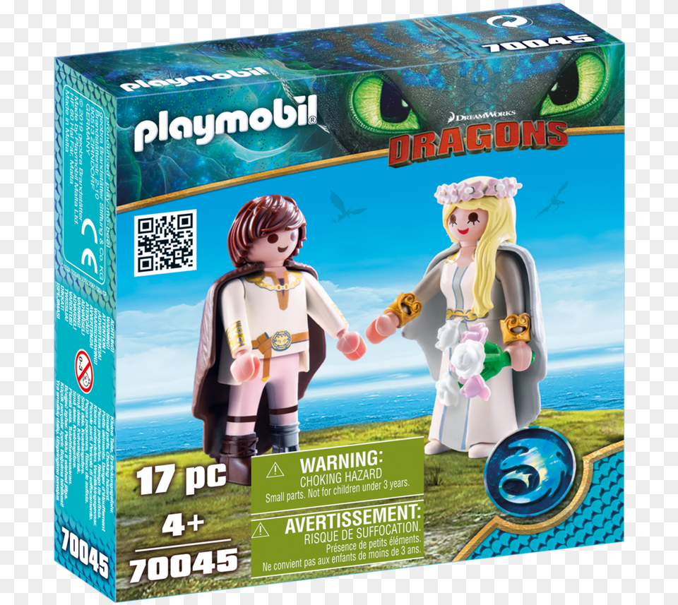 Playmobil Astrid And Hiccup, Baby, Figurine, Person, Face Png Image