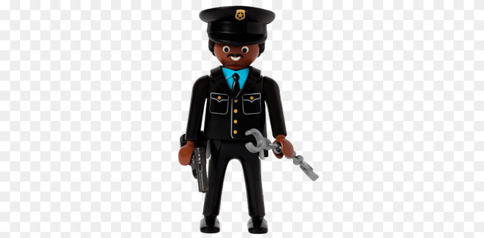 Playmobil Black Policeman, Boy, Person, Child, Male Png Image
