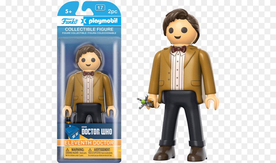 Playmobil Figure Dr Who Dr Who 11th Doctor Funko Playmobil, Clothing, Coat, Figurine, Person Png