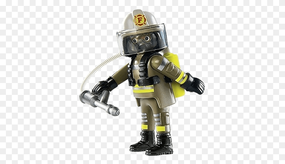 Playmobil Firefighter, Person, Robot, Helmet Free Png Download