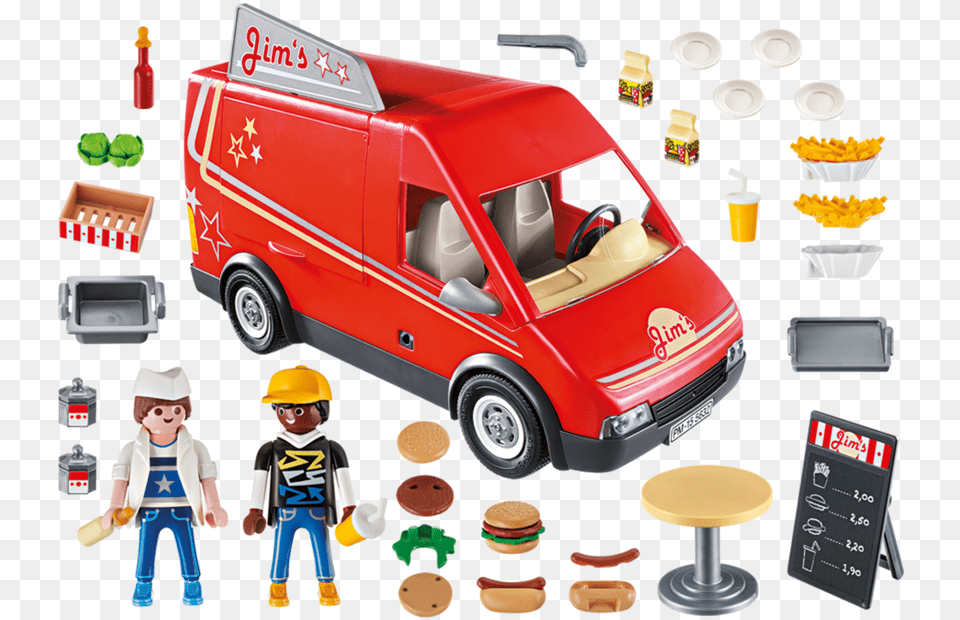 Playmobil Food Truck, Burger, Wheel, Machine, Boy Png