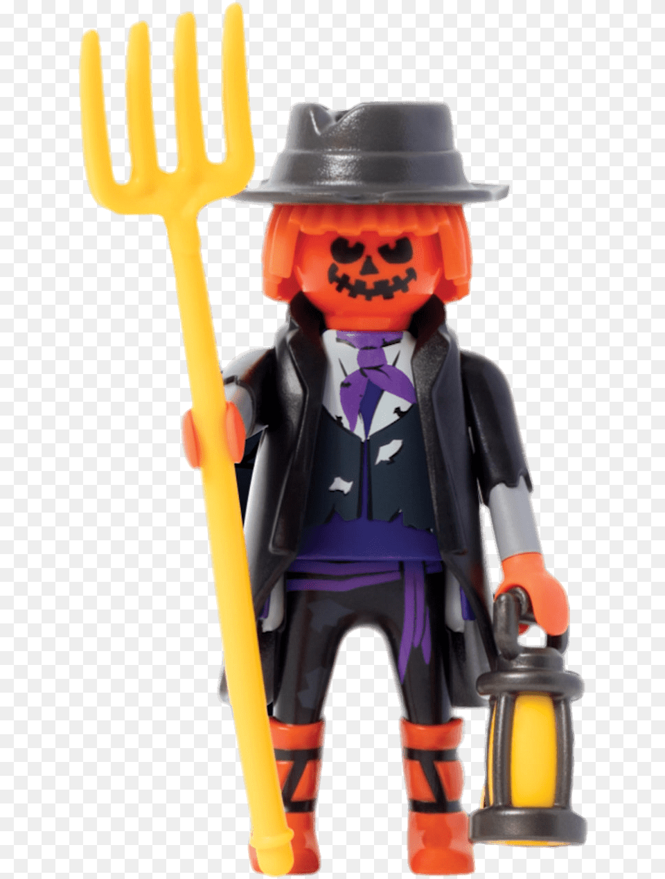 Playmobil Halloween Scarecrow Stickpng Fictional Character, Cutlery, Person, Face, Head Free Png