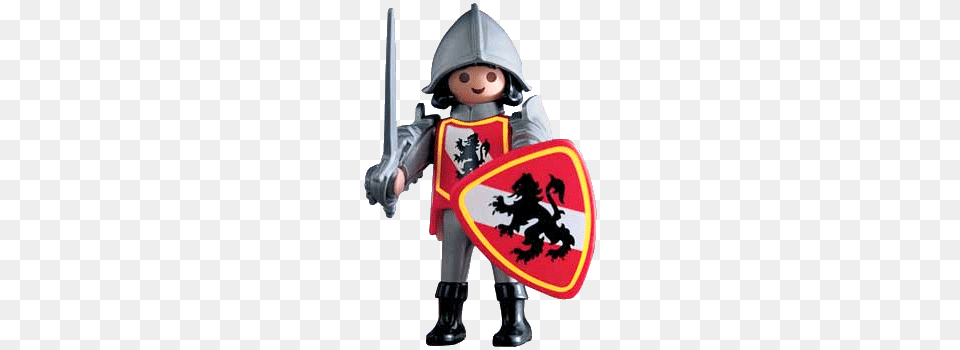 Playmobil Knight Transparent, Armor, Baby, Person, Shield Free Png