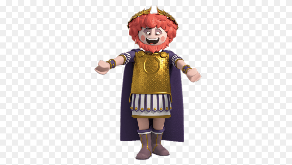 Playmobil Movie Character Emperor Maximus Smiling, Baby, Clothing, Costume, Person Free Png Download