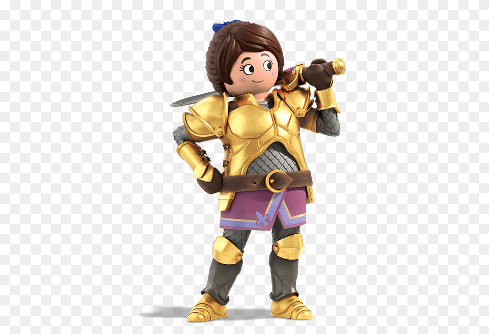 Playmobil Movie Marla The Knight, Person, Armor Png