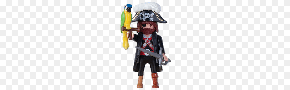 Playmobil Pirate With Parrot, Person, Child, Female, Girl Free Transparent Png