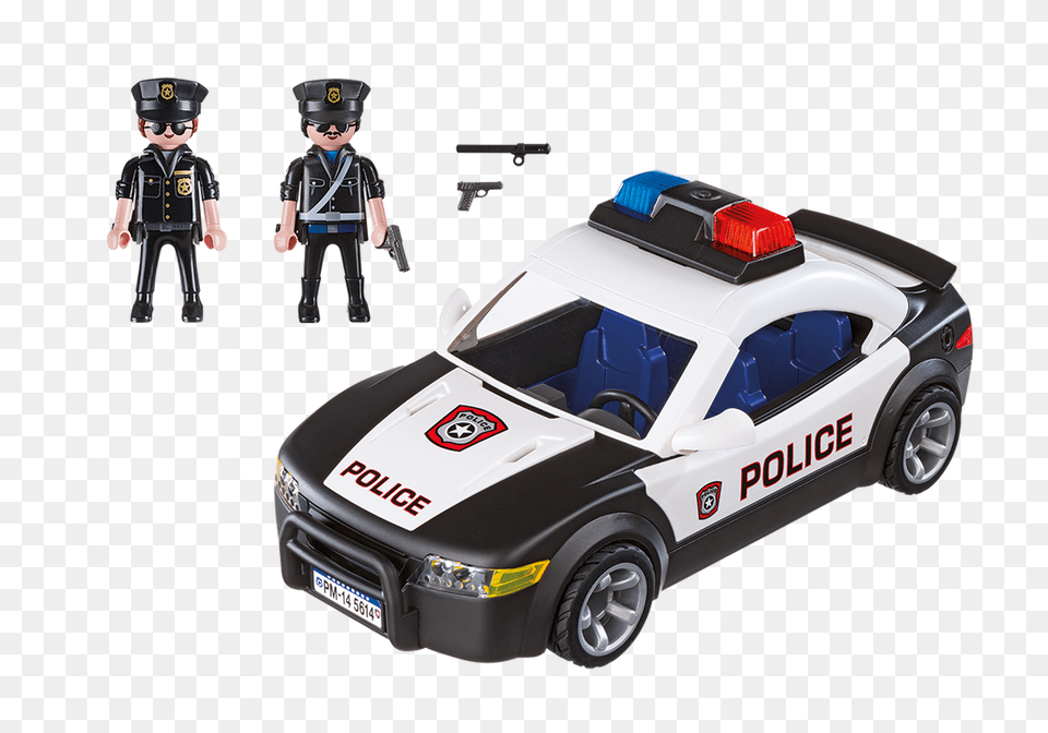 Playmobil Police Cruiser Patrol Car Playmobil Police Car 5673, Police Car, Transportation, Vehicle, Machine Png Image