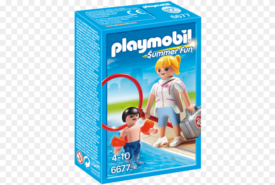 Playmobil Pool Supervisor Playmobil, Baby, Person, Figurine, Toy Free Transparent Png