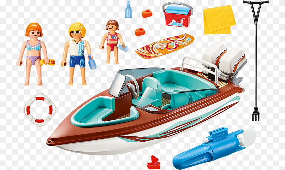 Playmobil Speedboat, Baby, Person, Girl, Female Png